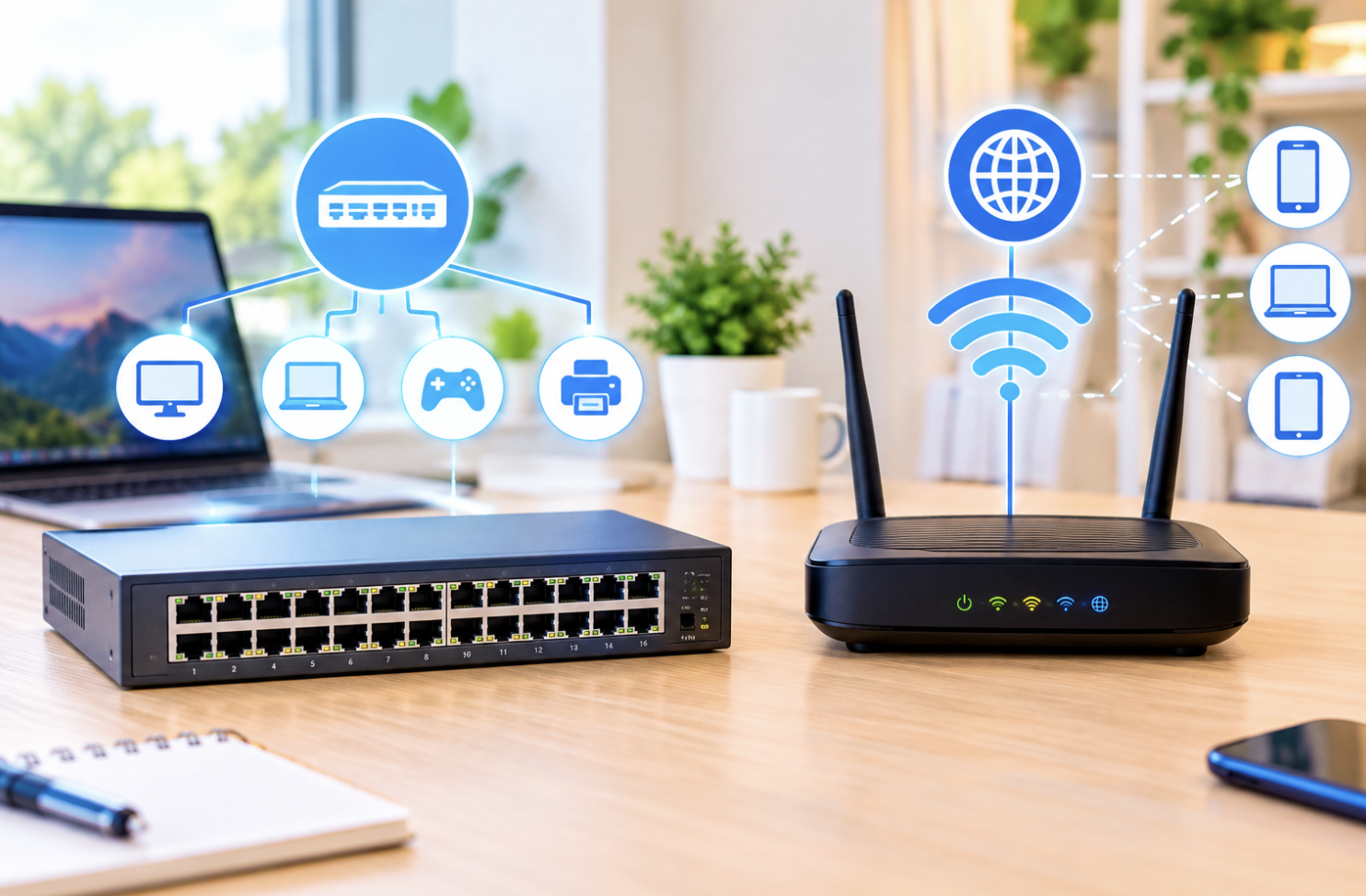 What Is a Network Switch and How Is It Different From a Router?