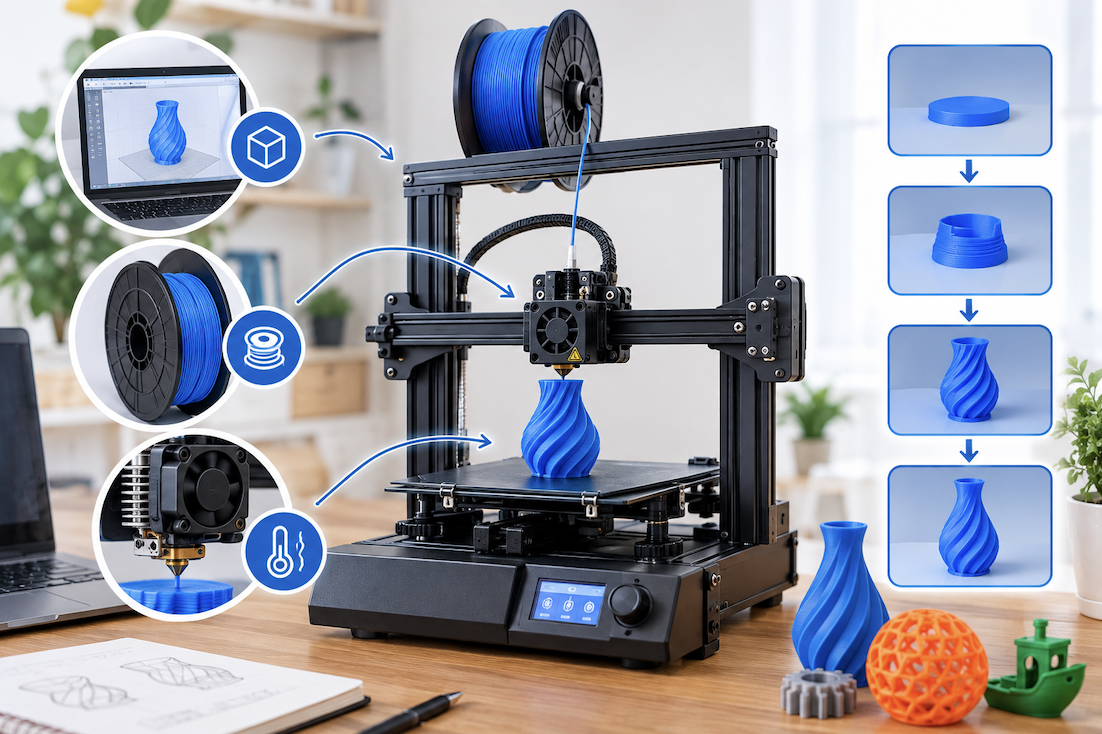 What is a 3D Printer and How Does It Actually Build Objects?